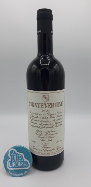 Tuscany red wine prized for aging wine of excellent structure for important occasions obtained from Sangiovese grape alone