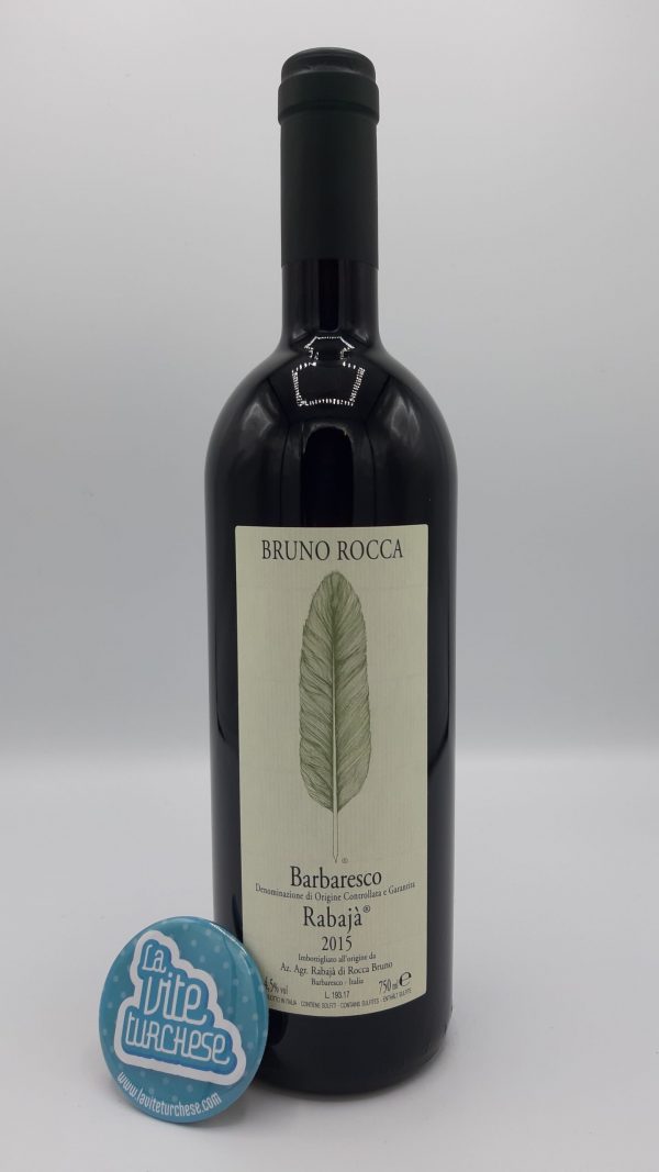 Vino rosso Piemonte cru Rabajà pregiato artigianale produzione limitata ottenuto da sola uva nebbiolo perfetto con tartare di carne