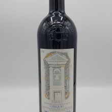 Artisanal Piedmont red wine Barolo cru Cerequio produced only in the best vintages obtained only from Nebbiolo grapes