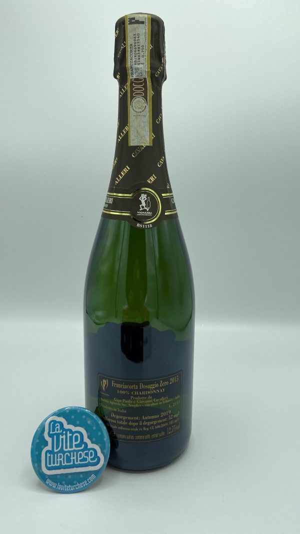 Cavalleri – Franciacorta Blanc de Blancs Brut - back