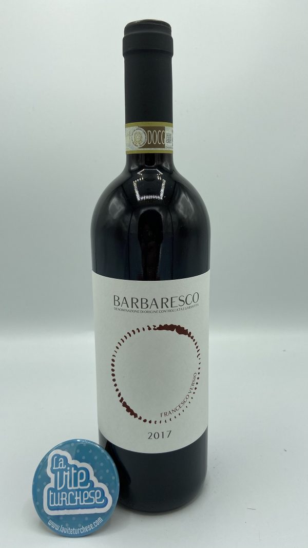 Piedmont Langhe Barbaresco traditional structured red wine obtained with Nebbiolo grapes only, perfect with red meats
