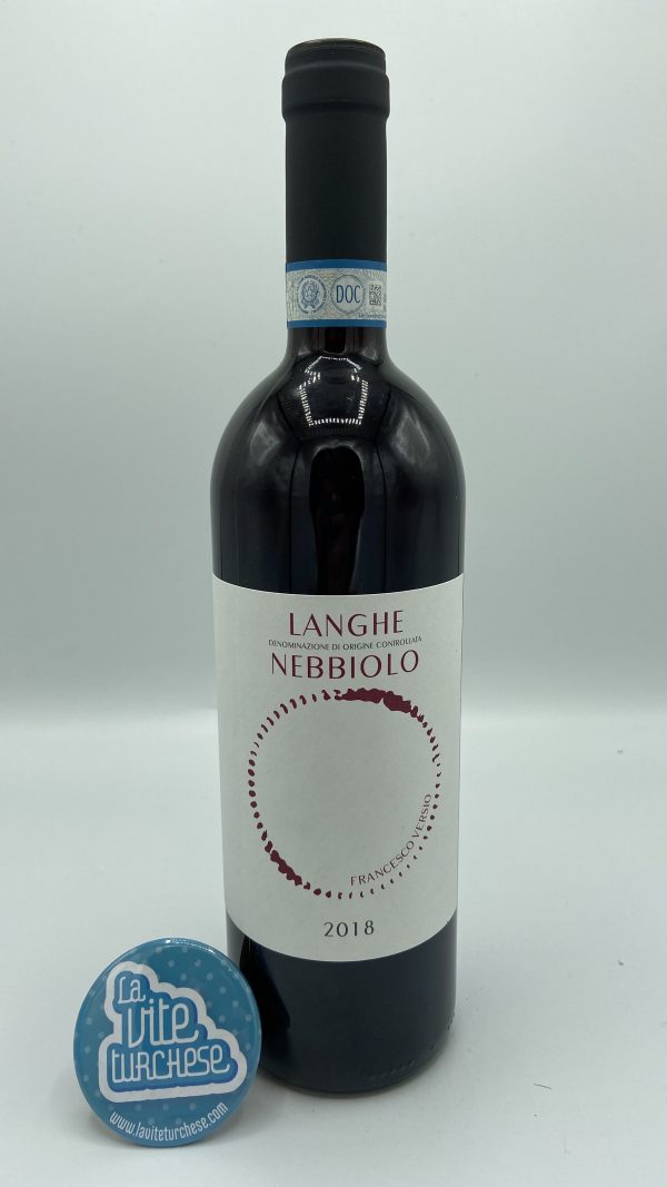 Piedmont Langhe structured fresh traditional artisanal red wine obtained with Nebbiolo grapes only, perfect with red meats