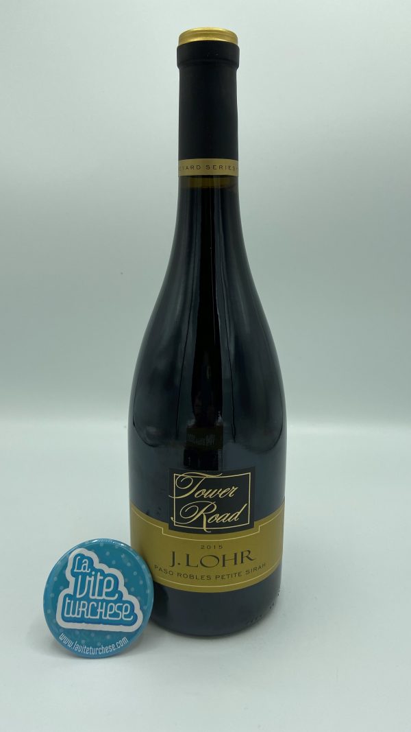 Red wine Paso Robles Central Coast historical company of quality petite sirah grapes perfect with cured meats and aged cheeses