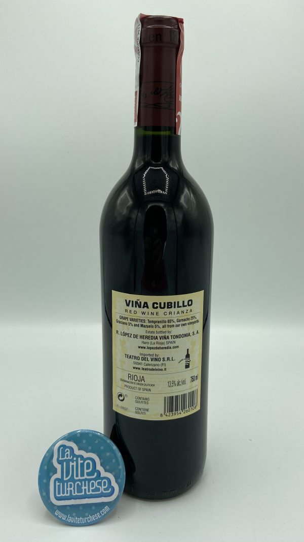 Rioja red wine Vigna Cubillo Spain tempranillo, garnacho, graciano and mazuelo grapes
