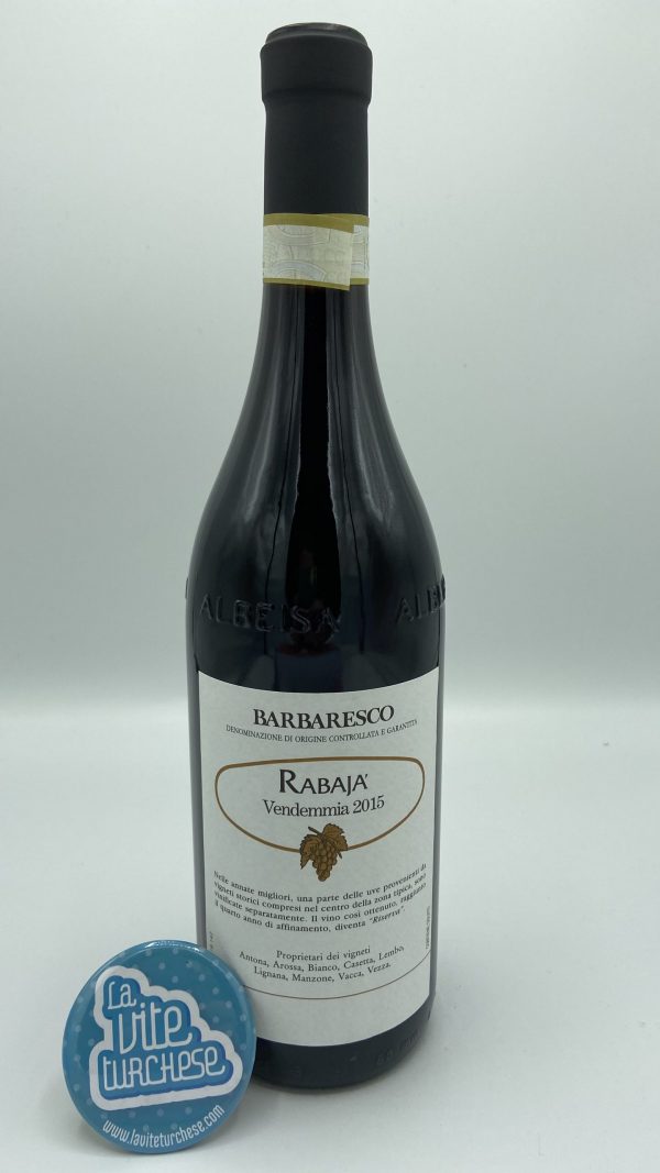 Produttori del Barbaresco - Barbaresco Riserva Rabajà - back