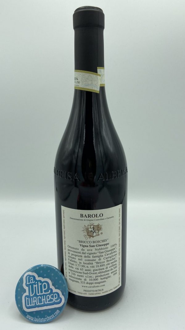 barolo vino rosso Langhe Castiglione Falletto vigna san Giuseppe uva nebbiolo