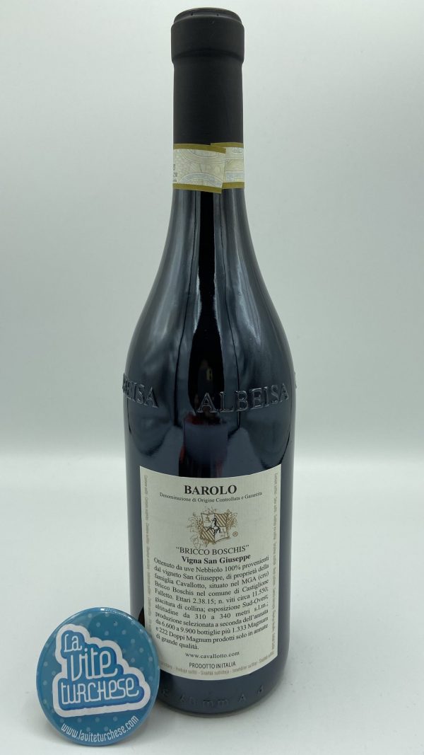 barolo vino rosso Langhe Castiglione Falletto vigna san Giuseppe uva nebbiolo