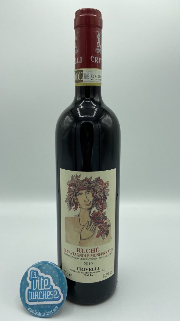 Vino rosso Ruchè DOCG Castagnole Monferrato artigianale produzione limitata prodotto con uva ruchè perfetto con cacciagione e carni