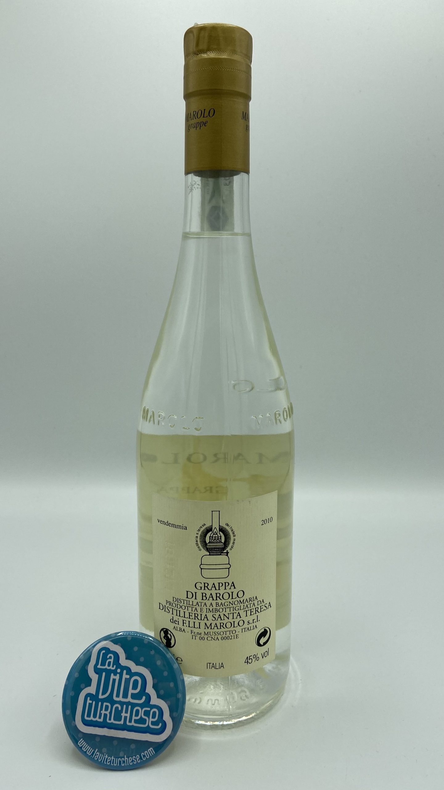 Marolo – Grappa di Barolo “Bussia” - La vite Turchese