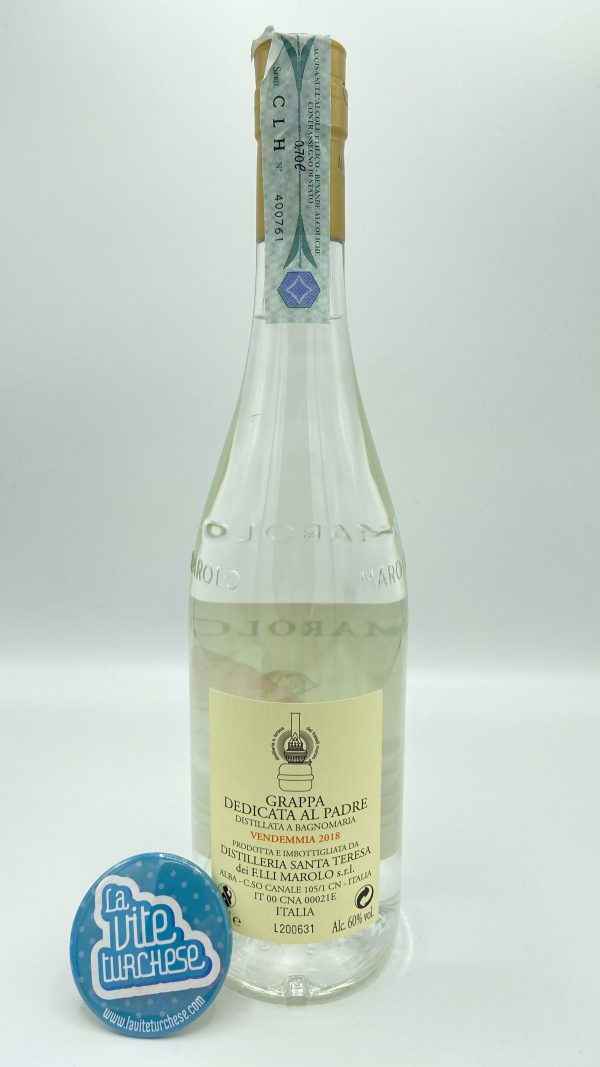 Langhe distilled grappa mixed pomace