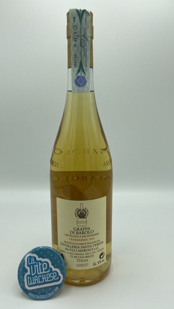 Grappa Barolo Distilled Langhe Nebbiolo pomace