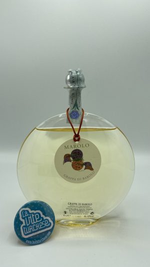 distillato grappa di Barolo Moon Piemonte Langhe bottiglia vetro soffiato artigianale boutique alambicco discontinuo vinacce di nebbiolo perfetto come digestivo o col cioccolato