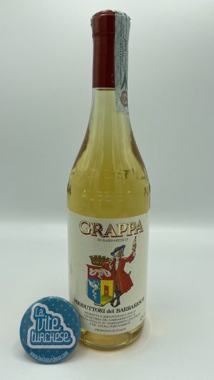 Grappa Barbaresco limited production historical company produced with only Nebbiolo grapes