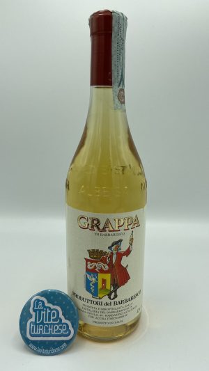 Grappa Barbaresco Invecchiata produzione limitata azienda storica prodotto con solo uva nebbiolo