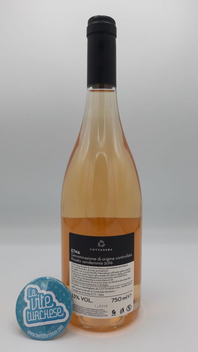 Etna vino rosato vulcano Etna Sicilia uva Nerello Mascalese