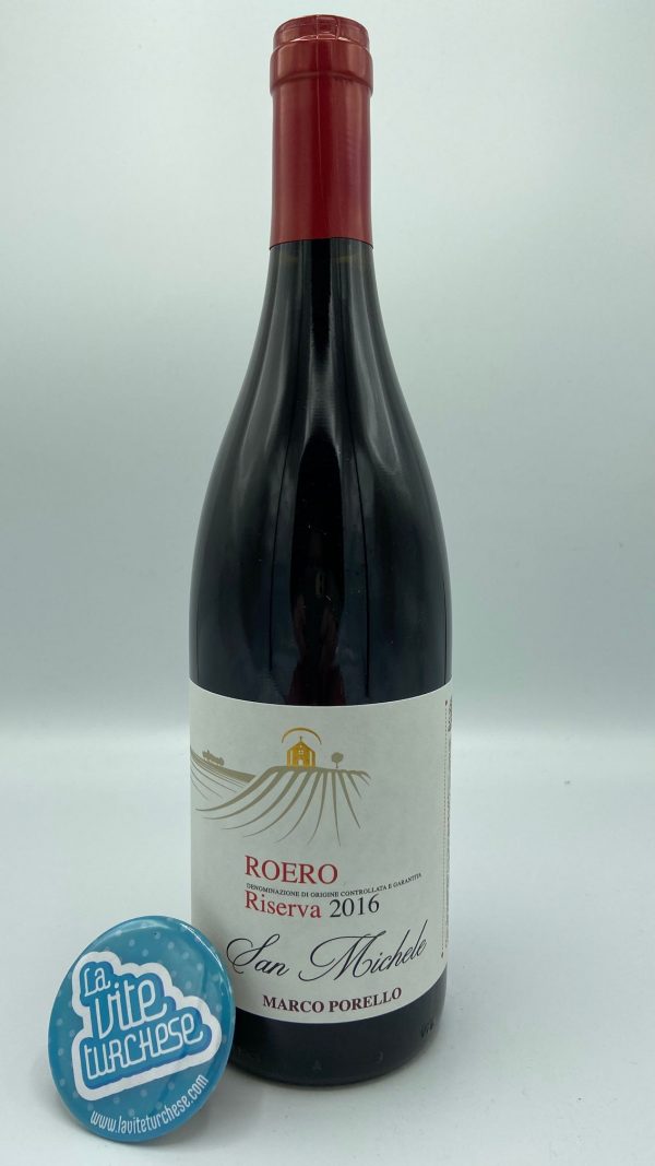 red wine Roero DOCG Riserva cru San Michele Canale artisanal niche austere elegant traditional fragrance obtained with Nebbiolo grapes perfect with first courses and red meat