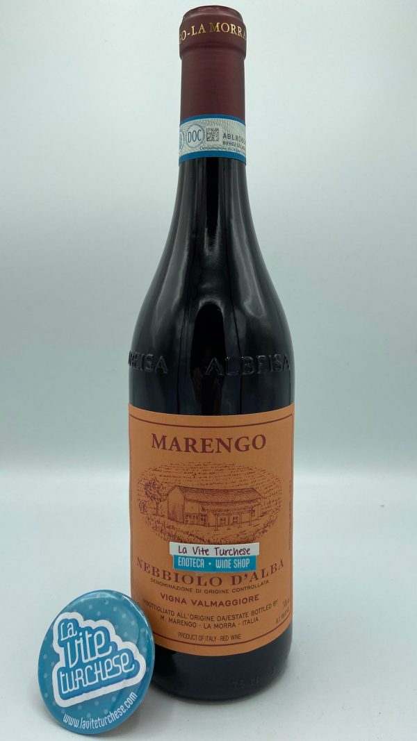red wine Nebbiolo d'Alba Roero Vezza d'Alba Langhe Valmaggiore vineyard fresh artisanal fine fine pleasant refined obtained with only Nebbiolo grapes perfect with first courses and appetizers