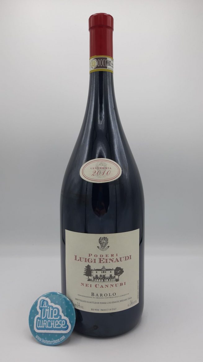 red wine Barolo DOCG cru Cannubi Barolo Langhe Unesco magnum fine refined traditional history obtained with Nebbiolo grapes perfect with red meats and truffles