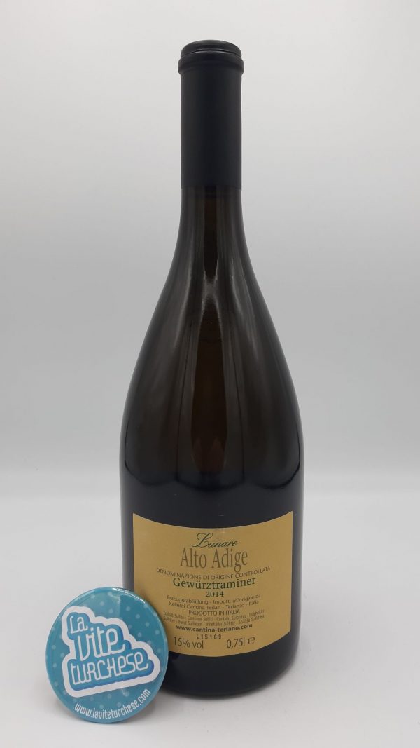 Lunare vino bianco Terlano Alto Adige uva gewurztraminer