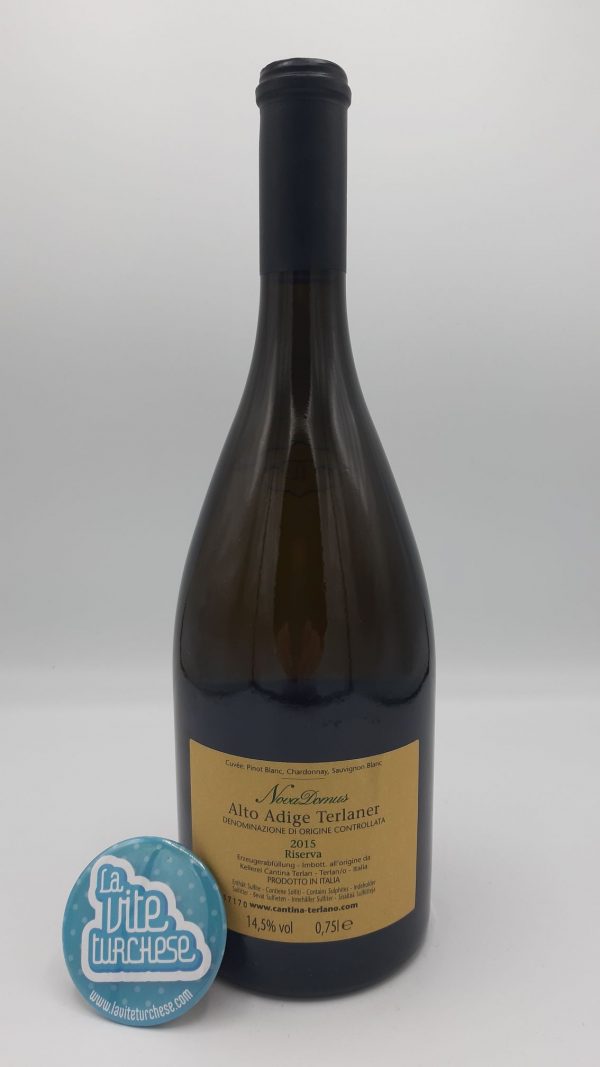 Nova Domus vino bianco Terlano Alto Adige uva pinotn bianco, chardonnay e sauvignon