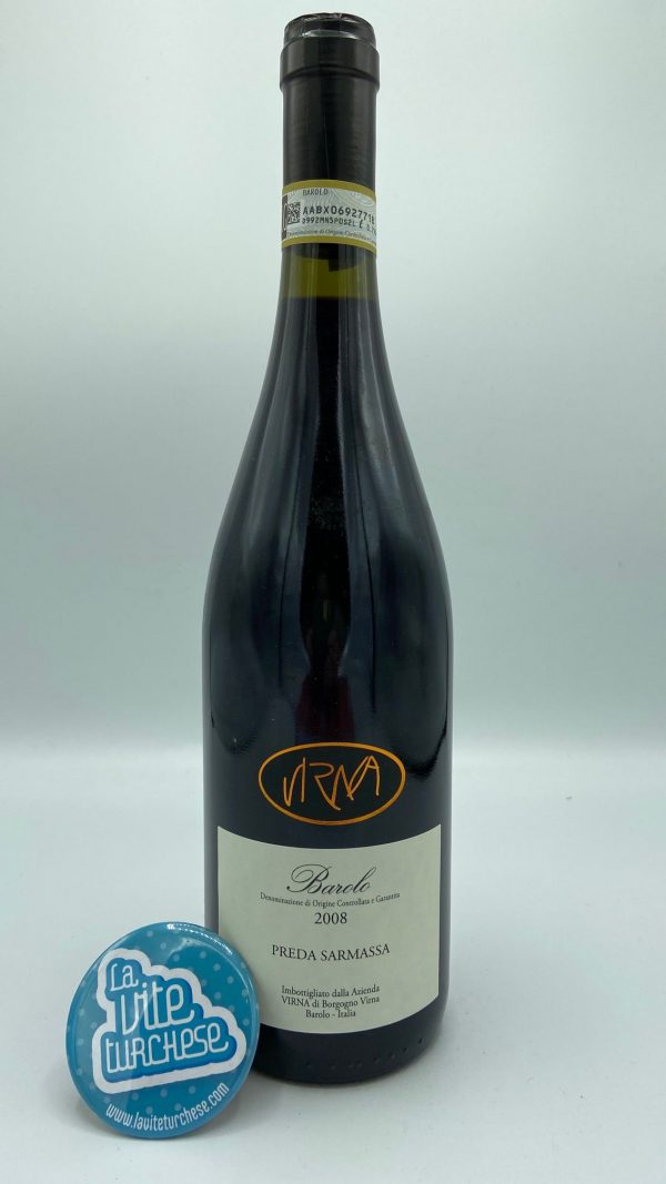 red wine Barolo DOCG Preda e Sarmassa vineyard Barolo Langhe niche artisanal vintage austere refined obtained with Nebbiolo grapes perfect for meditation truffle and meat and cheeses