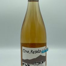 Rosé wine Etna Sicilia fine artisan limited production cru San Lorenzo produced with Nerello Mascalese grapes perfect as an aperitif