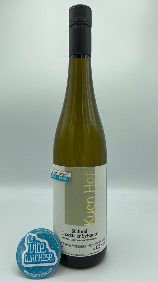 aromatic white wine Alto Adige traditional boutique fresh savory made with sylvaner grapes perfect with fish and white meat