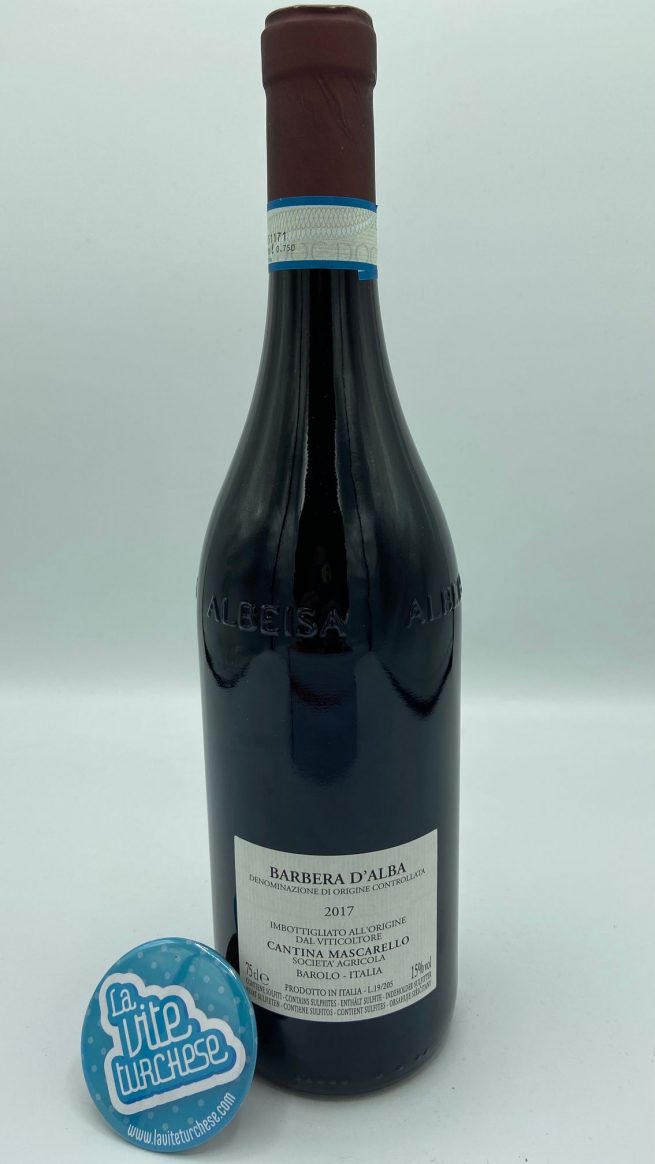 Bartolo Mascarello – Barbera d'Alba – 2017 - back Bartolo Mascarello – Barbera d'Alba – 2017 - back