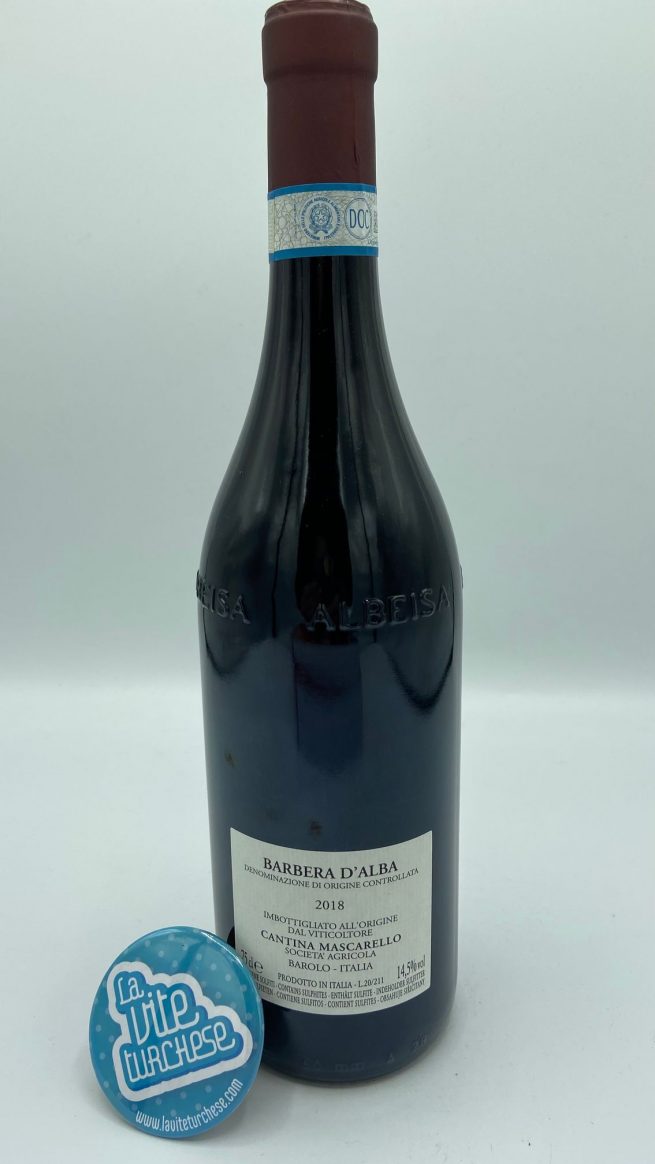 Bartolo Mascarello – Barbera d'Alba – 2018 - back Bartolo Mascarello – Barbera d'Alba – 2018 - back