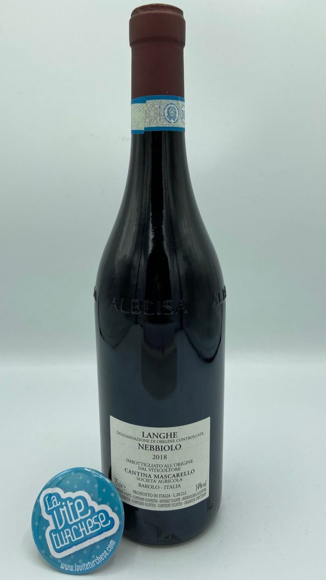 Bartolo Mascarello – Langhe Nebbiolo – 2018 - back Bartolo Mascarello – Langhe Nebbiolo – 2018 - back