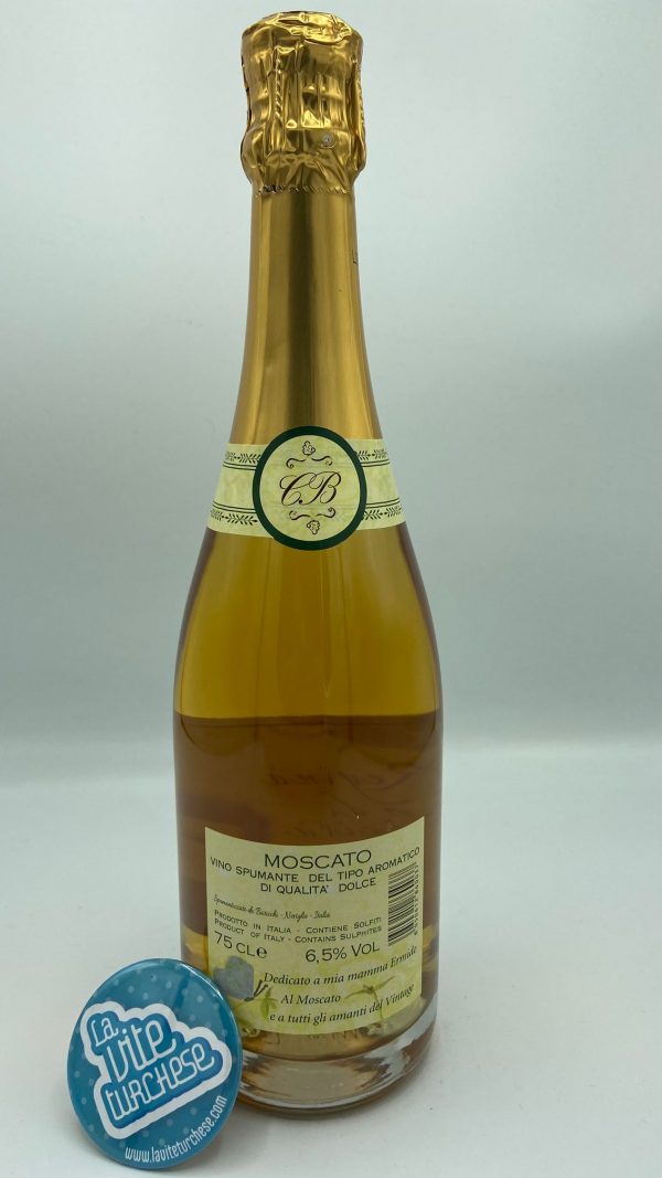 Cascina Baricchi – Regina di Felicità Vino Moscato Spumante - back