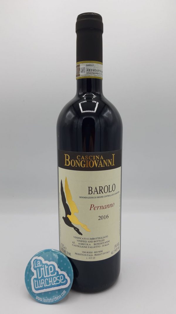barolo red wine cru Pernanno Castiglione Falletto Langhe Piedmont Unesco modern organic farming austere refined fine tannins obtained with Nebbiolo grapes perfect with red meats and medium-aged cheeses