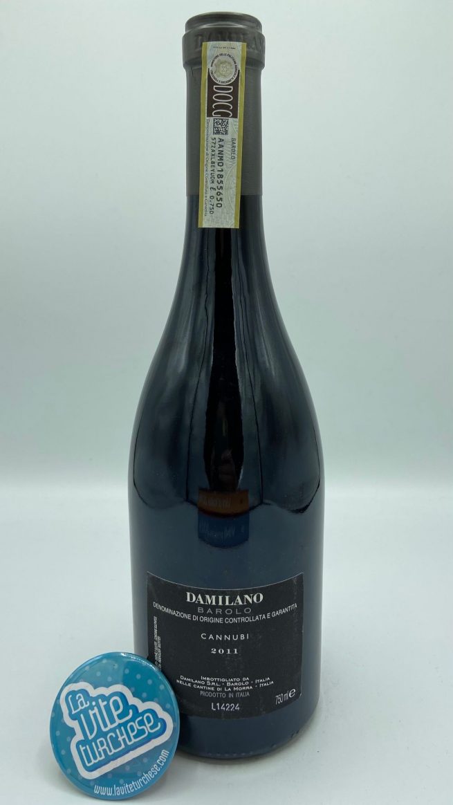 Damilano – Barolo Cannubi – 2011 - back