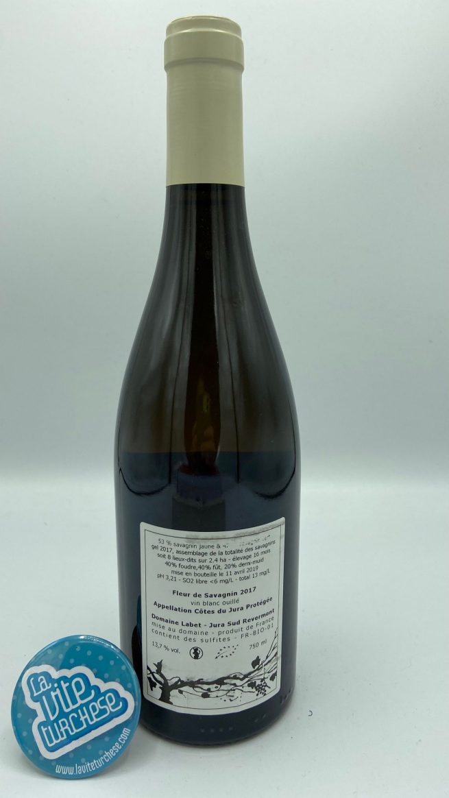 Domaine Labet – Fleur de Savagnin – 2017 — back Domaine Labet – Fleur de Savagnin – 2017 — back