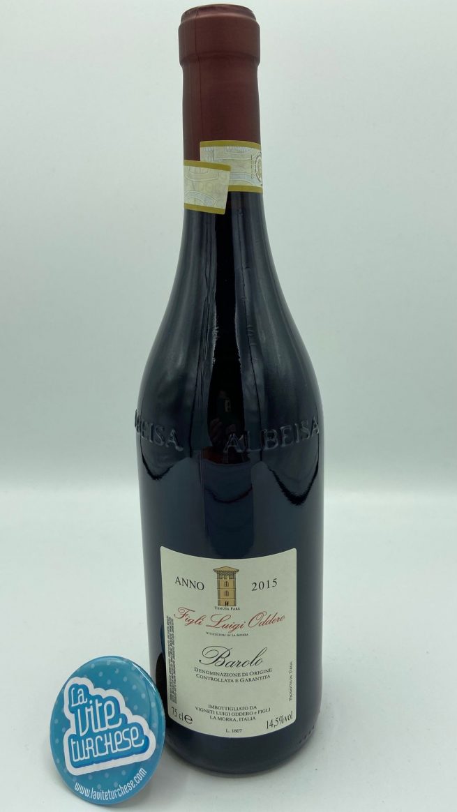 Figli Luigi Oddero – Barolo DOCG – 2015 - back Figli Luigi Oddero – Barolo DOCG – 2015 - back