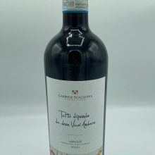 Fine Langhe red wine artisan small production produced with barbera and nebbiolo grapes perfect with roast pork
