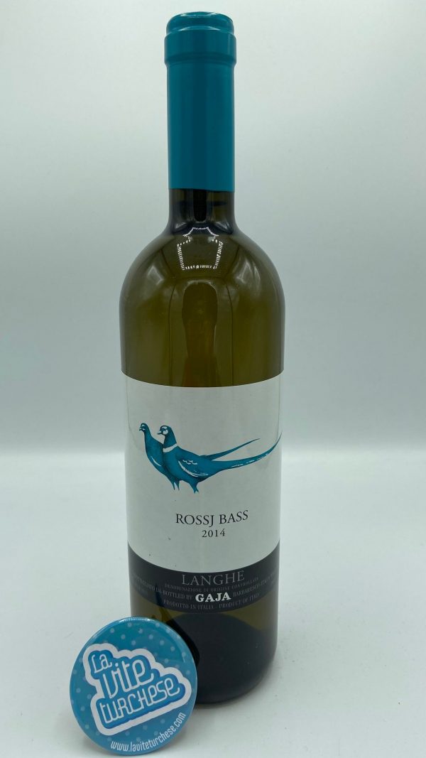 Fine artisanal white wine from Langhe Piemonte, limited production, historical cellar, produced with chardonnay and sauvignon grapes, perfect with fish based first courses.