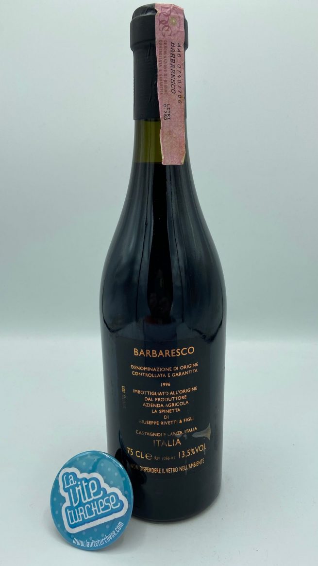La Spinetta – Barbaresco Gallina – 1996 - back La Spinetta – Barbaresco Gallina – 1996 - back