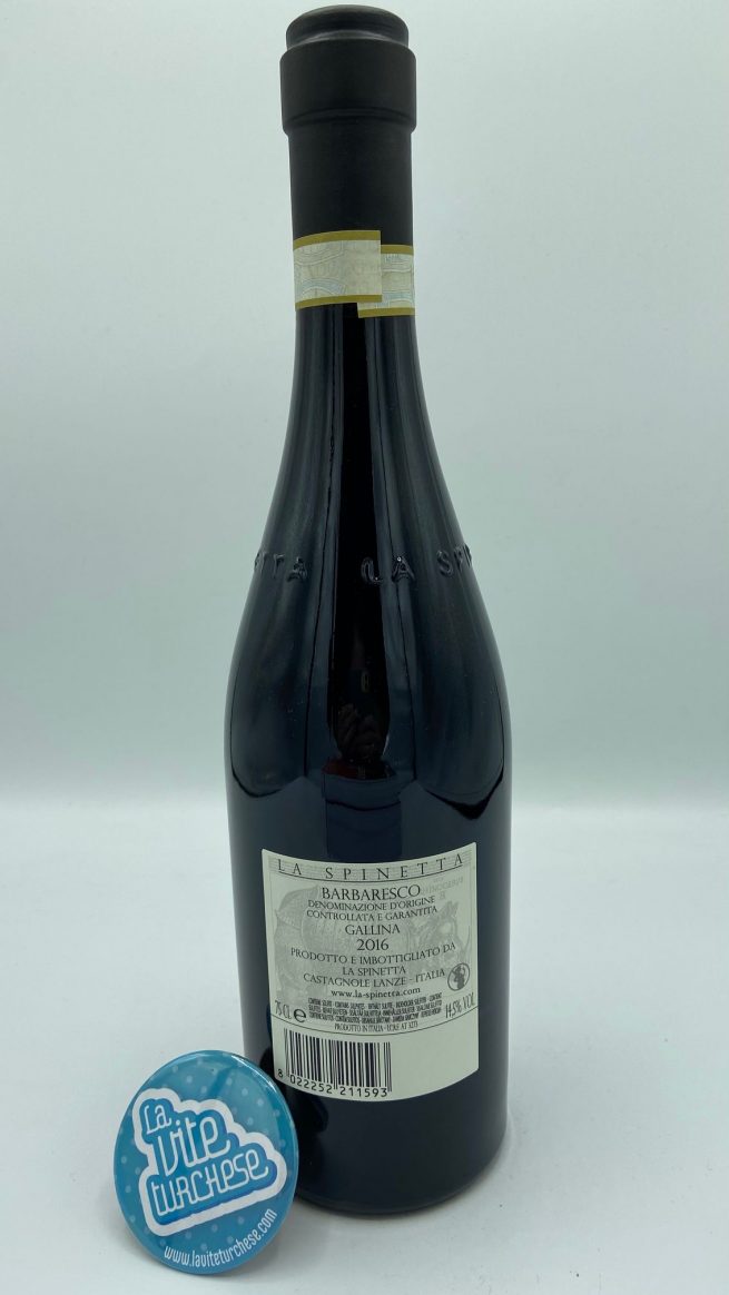 La Spinetta – Barbaresco Gallina – 2016 – back La Spinetta – Barbaresco Gallina – 2016 – back