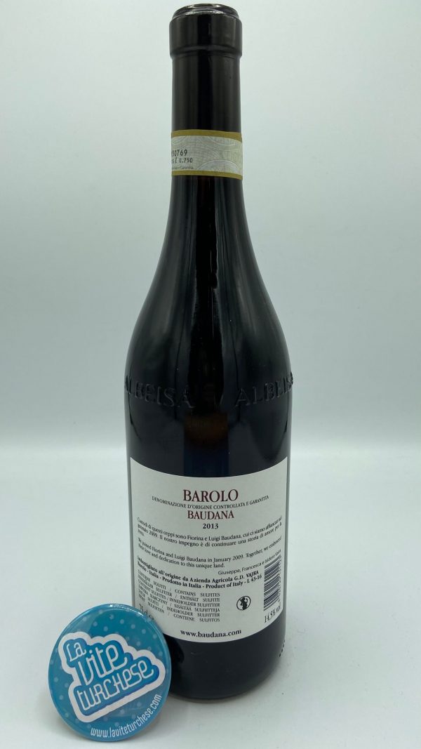 red wine Barolo cru Baudana Serralunga d'Alba unesco Piedmont Nebbiolo grapes