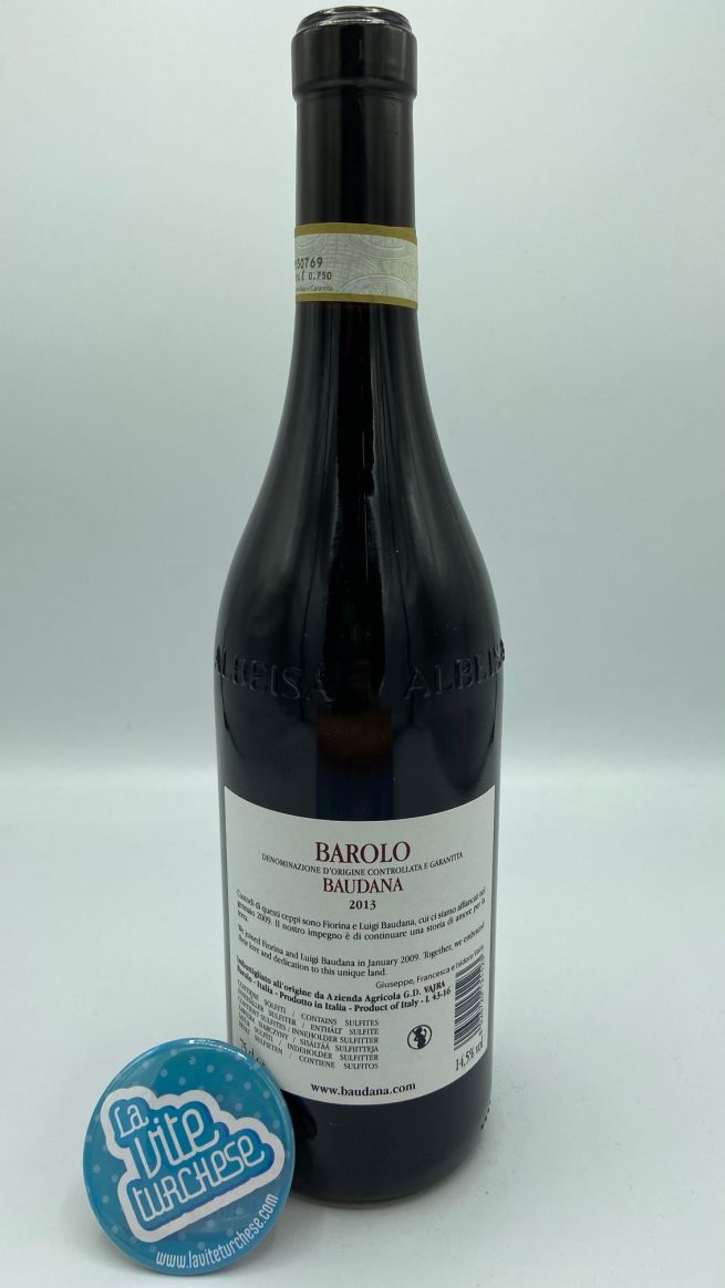 Luigi Baudana – Barolo Baudana – 2013 - back