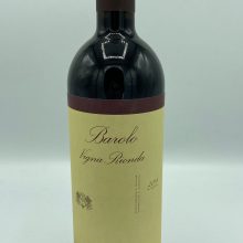 Piedmont red wine fine artisanal traditional cru Vigna Rionda Serralunga d'Alba Riserva produced only in the best vintages produced with only Nebbiolo grapes perfect with lamb and kid