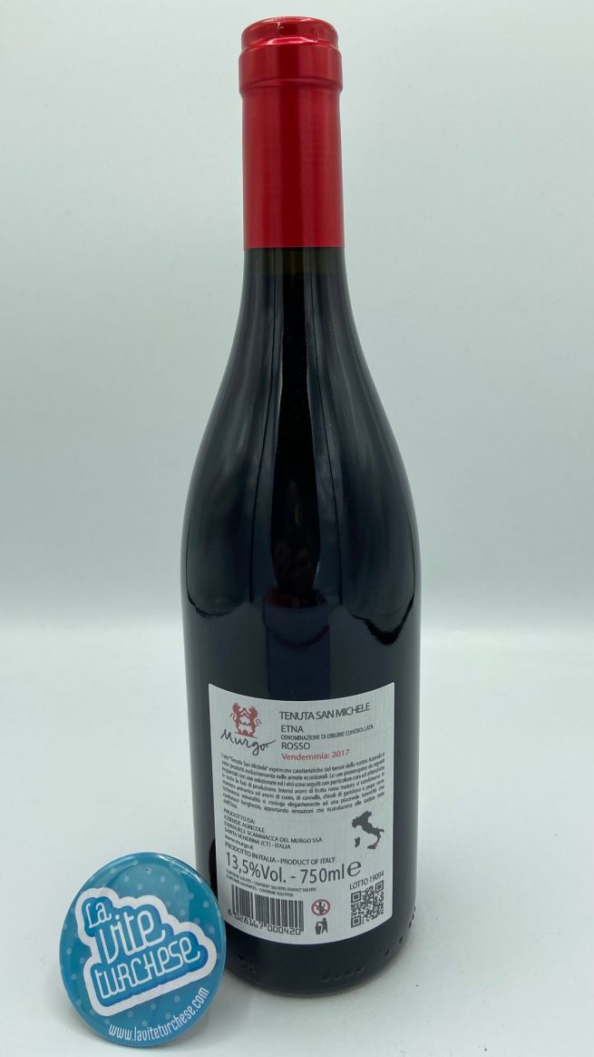 Murgo – Etna Rosso Tenuta San Michele – 2017 - back