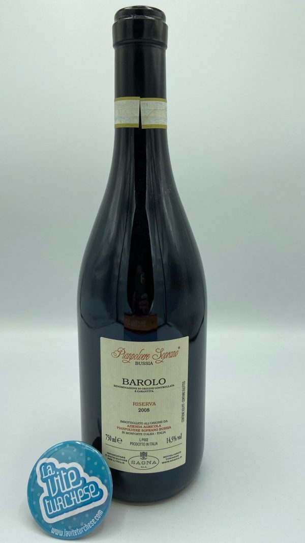 red wine Barolo cru Bussia Pianpveri Monforte d'Alba Langhe Unesco Piedmont