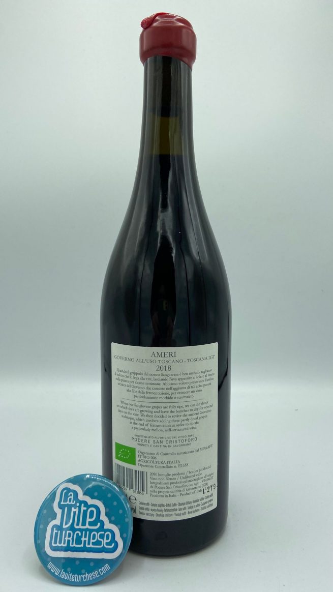 Tuscan Maremma Red Wine Government Method Sangiovese Grapes