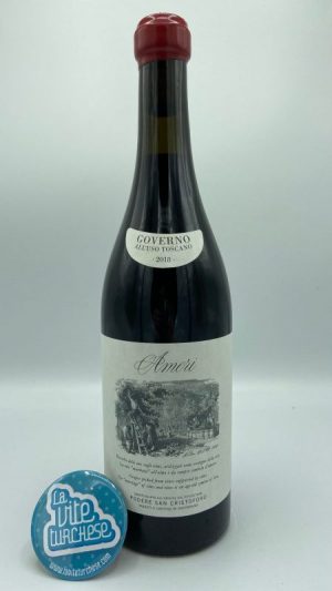 Tuscan red wine Maremma government method Tuscan style overripe grapes complex full barrique obtained with Sangiovese grapes perfect with red meat and liver croutons