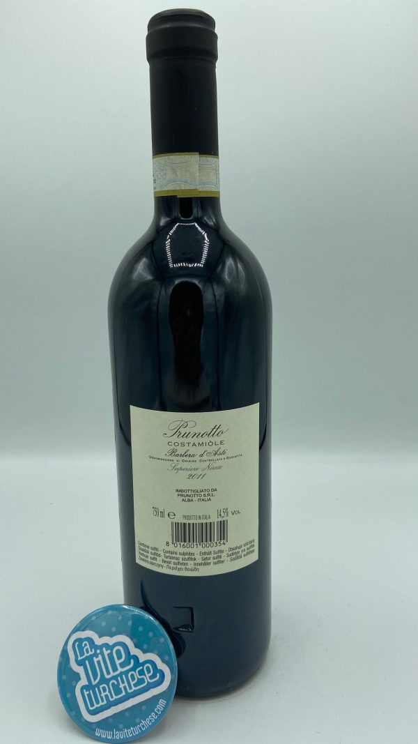 barbera red wine cru Costamiole Nizza Monferrato grape 100% barbera