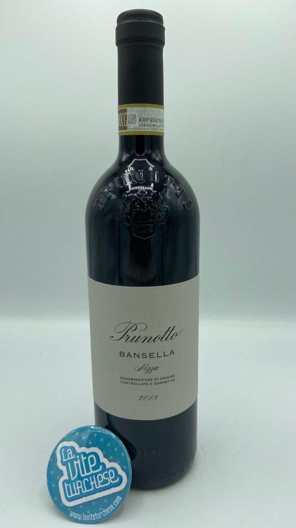 Red wine barbera d'Asti cru Nizza Monferrato fine craftsmanship limited production produced only in the best years historical cellar produced with barbera grapes perfect with cold cuts and aged cheeses