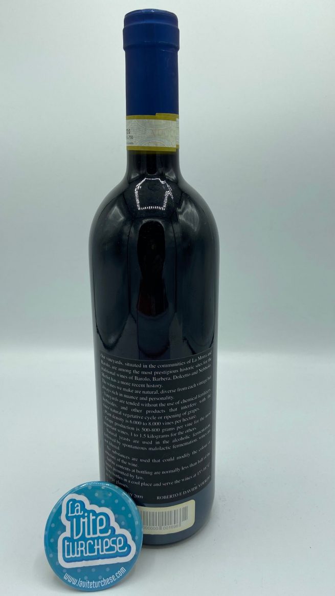 Roberto Voerzio – Barolo Rocche dell'Annunziata Torriglione – 2009 - back