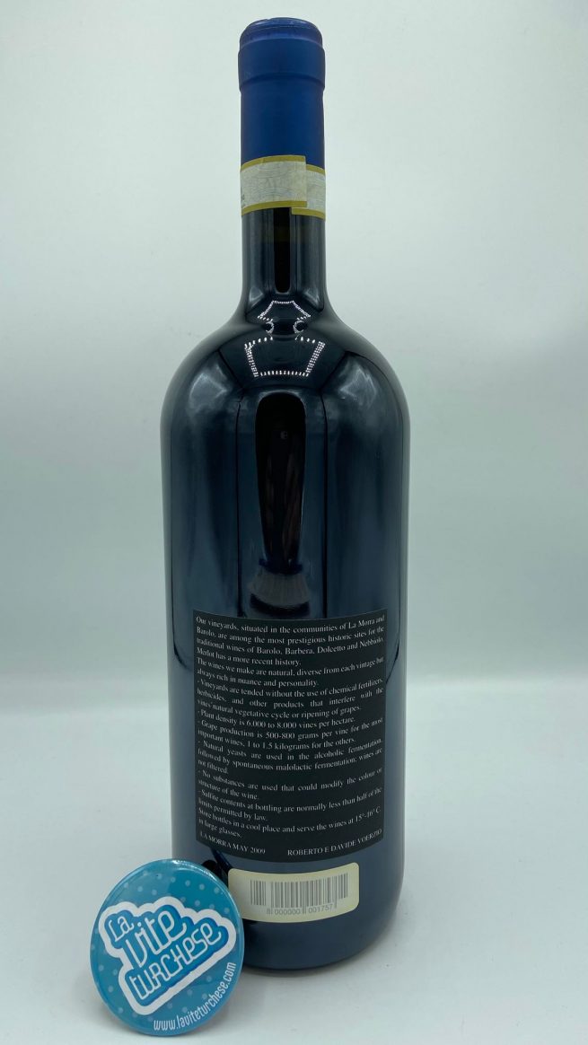 Roberto Voerzio – Barolo Vecchie Viti Capalot e delle Brunate – 2001 - back